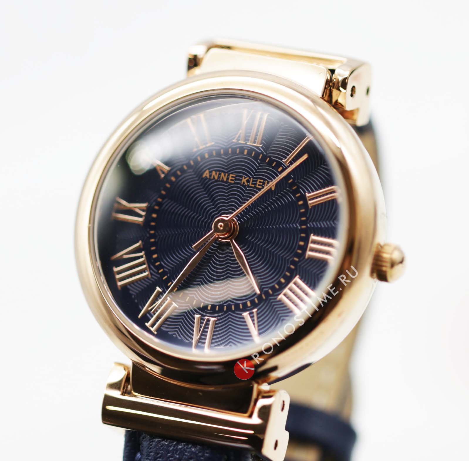 Anne Klein Anne Klein Classic 2246RGNV  — детали корпуса и кожаный